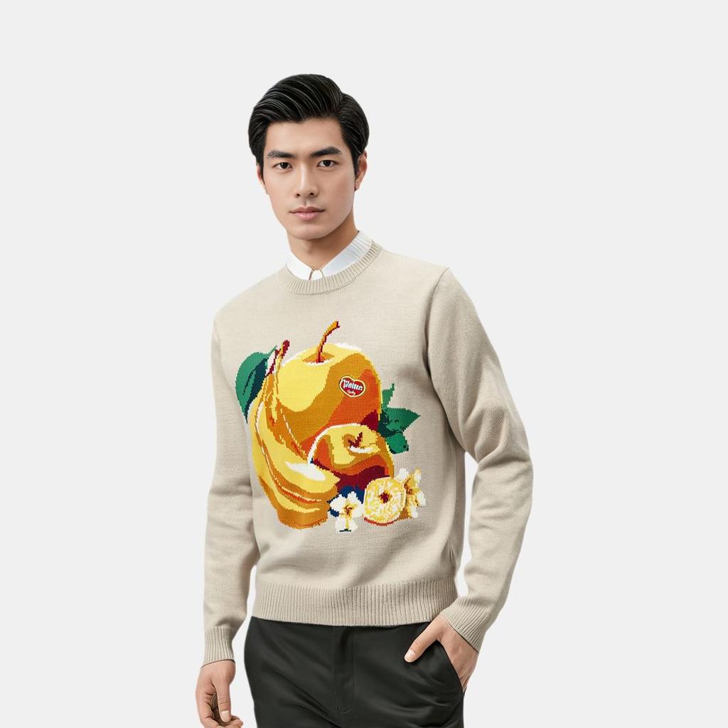 Palace Fruit Life Knit Soft White Unisex Tops P26KW011