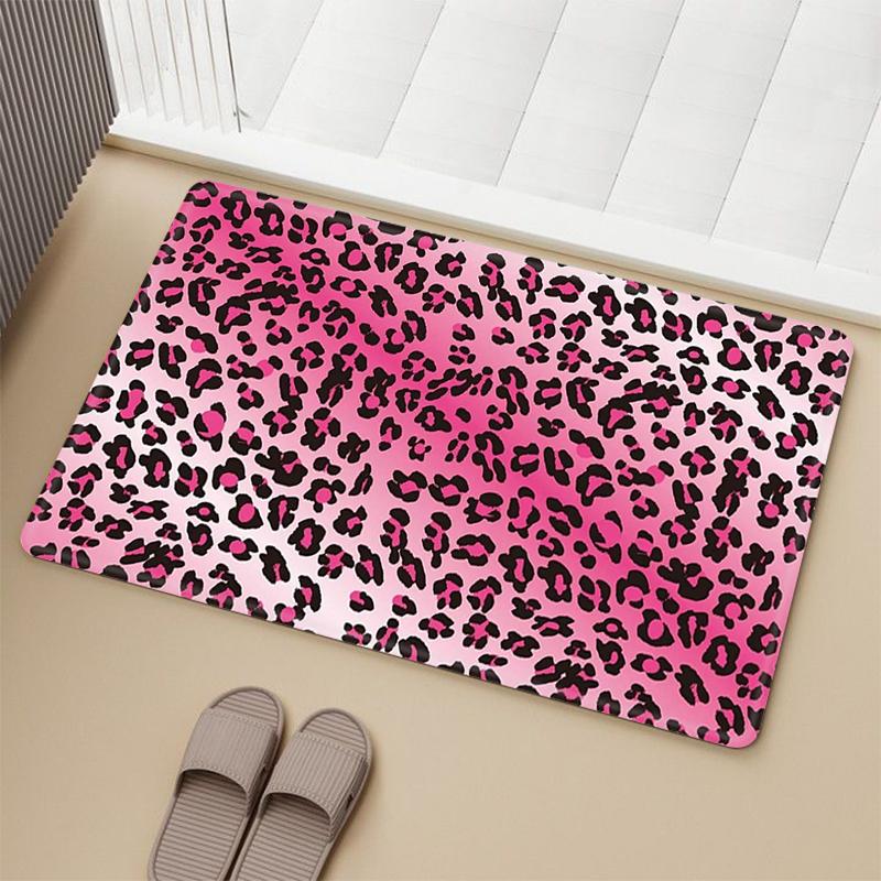 

Кухонный коврик с леопардовым принтом Молитвенный коврик Домашний входной коврик Ковер Коврик для комнаты Дверной коврик 50x80cm