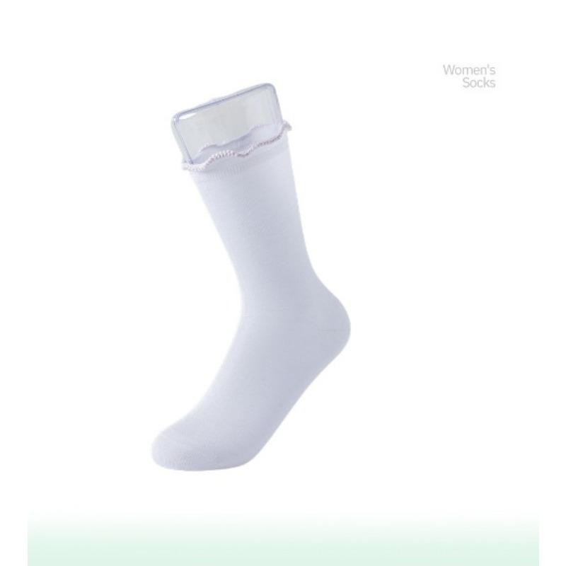 

Silk Stockings for Ladies in Summer, Lightweight, White, with Ear Fungus Lace Trim, Thick Layer, Cool and Breathable, Without Bones, Mid-calf Length. 1 pair світло-фіолетового кольору