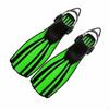 Elastic Strap Open Heel Fins, Universal averageLength Diving Underwater Snorkeling Flippers S