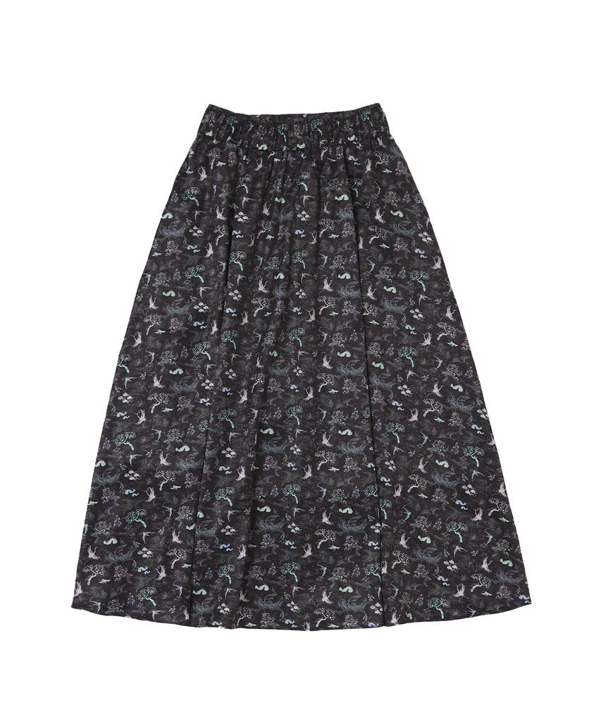 A Nothing Nacre K-Art Long-Skirt (Black)
