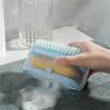 Soap Foaming Box Laundry Brush Two-in-one with Rollers Shoe Rubbing Brush Home Multi-functional Soap Draining and Storage Box