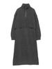 LIFE STORE by BEAMS Layered Knit Size M BMING Dress, Women's, Gray,