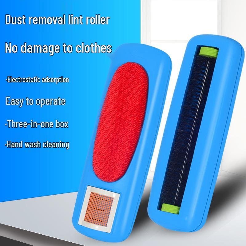 Large Multi-Purpose Cleaning Brush & Lint Roller: Anti-Static, Hair & Dust Remover for Household Cleaning