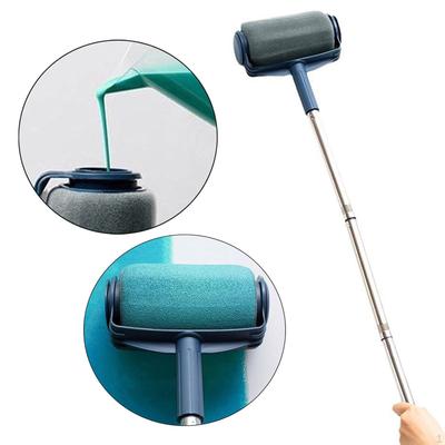 Paint Roller Multipurpose with Long Handle Home Painting Supplies Reusable Wall Brush Tool for