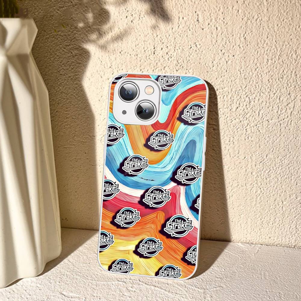Rock Band The S-Strokes Tempered Glass For Iphone 14 13 12 11 Pro Mini XS MAX 14Plus X XS XR Cover
