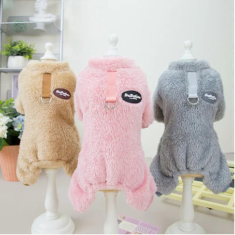 Dog Sweaters for Small Dogs Winter Pet Clothes Boy Girl Fleece Puppy Pajamas Doggie Outfits for Chihuahua Yorkie Cat Apparel