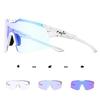 Pochromic Cycling Glasses Bike Sunglasses UV400 Running Sports Bicycle Eyewear Goggles Outdoor MTB Sunglasses Eyepieces