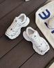 2025 New Leather Women's Shoes Ultra-light Dad Shoes Ins Super Fire Breathable Network Versatile Sports Shoes Thin Casual Shoes