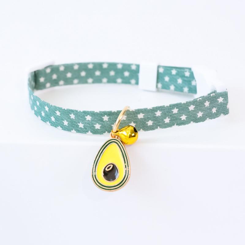 Ins fresh style Cat Collar Safety Breakaway Small Dog Tie Adjustable Necklace Strap for Puppy Kittens pet cats neck with bell