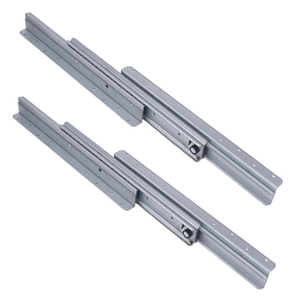 32 Inch Cabinet Concealed Runner Glide 800 to 1850mm Stair Bottom Cabinet Heavy Duty Thickened 3 Section Pullout Rail