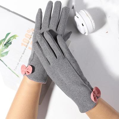 Warme Damenhandschuhe mit samtigen, winddichten und rutschfesten Touchscreen-Reithandschuhen für den Außenbereich