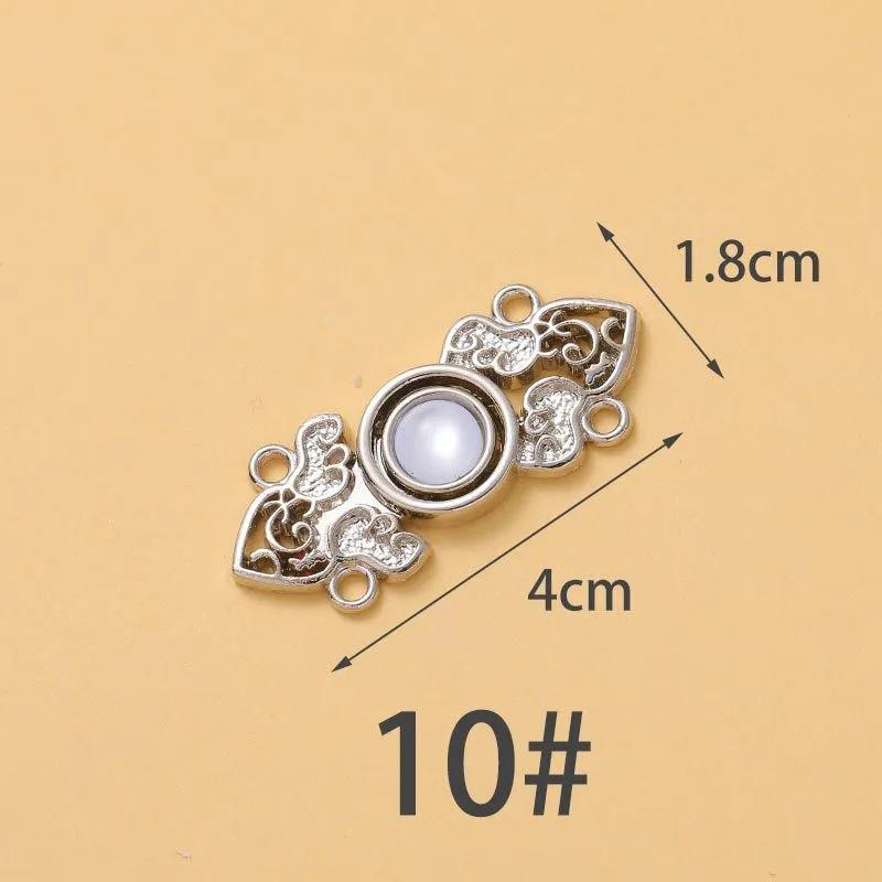 1-4Pairs Women Brooch Set Tighten Waist Button for Women Skirt Pants Jeans Adjustable Waist Clip Metal Pins Clothing Accessories