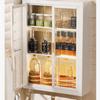 Kitchen Storage Rack with Double Doors