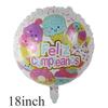 Donut Eiscreme Aluminiumfolienballon Sommer Dessert Ballon Geburtstagsparty Restaurant Dekoration Ballon