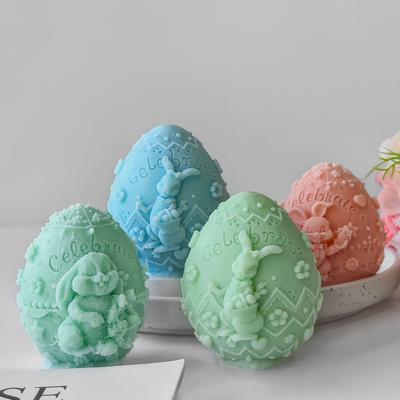 DIY Velikonoční vajíčko Aroma svíčka Silikonová forma Ručně vyráběná Sádrová Pryskyřičná Ozdoba Formy Velikonoční Zajíček Vajíčka Potřeby pro výrobu svíček
