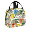 Miffy Lunch Bag, Insulated, Zippered, Compact, Portable, Insulated Lunch Bag, Soft Cooler Bag, Tote/Eco Bag, Unisex, for Commuting, School, and Lunch.