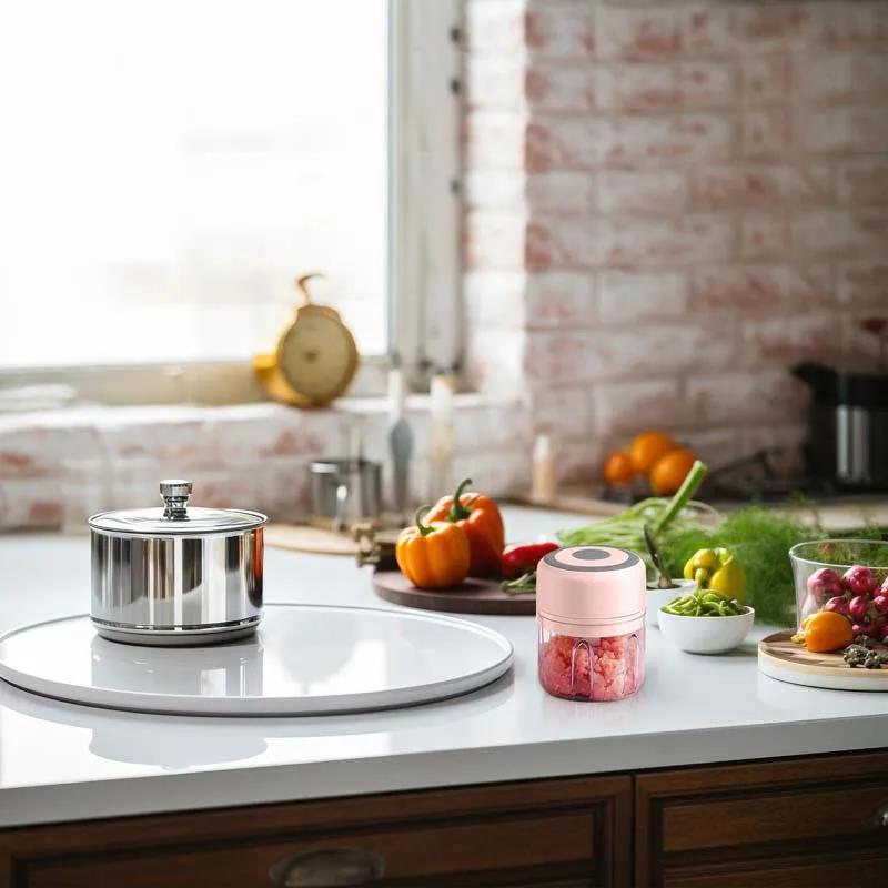 Electric Mini Garlic Chopper,100/250ML Food Chopper Garlic Mincer USB Garlic Chopper,Chili Chopper,Portable Small Food Processor