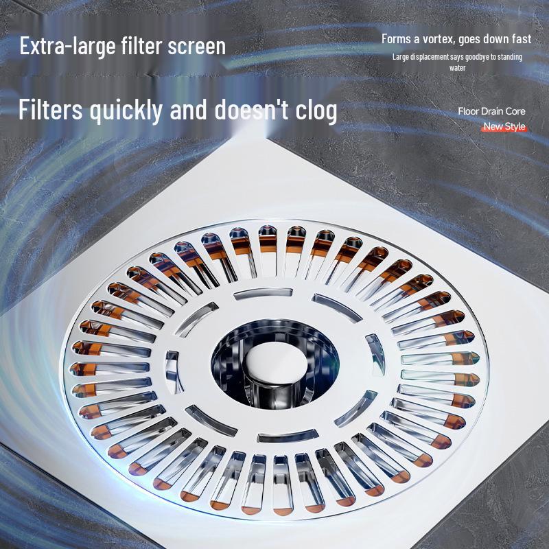 Universal Anti-Clog Deodorizing Floor Drain Filter - Insect-Repellent Seal Cover for Bathroom Sewers