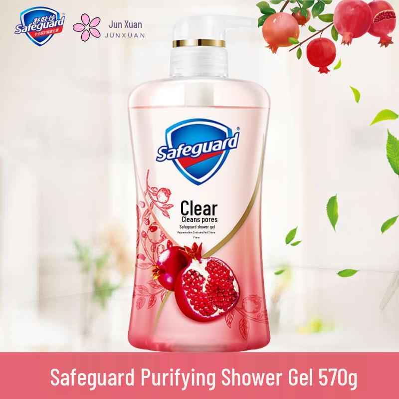 Safeguard Red Pomegranate Clear Shower Gel
