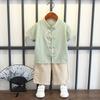Hanbok pentru copii Stil chinezesc Vară Haine școlare chinezești antice Haine de spectacol Băieți Costum Tang Bebel mic Stil antic Set costum pentru copii