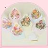 3D Flower Greeting Card Unique and Exquisite Design for Birthday Thank You Christmas New Year with Envelope Message Card