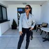 New, autumn and winter fashion British suit collar solid color woolen small coat women's clothing