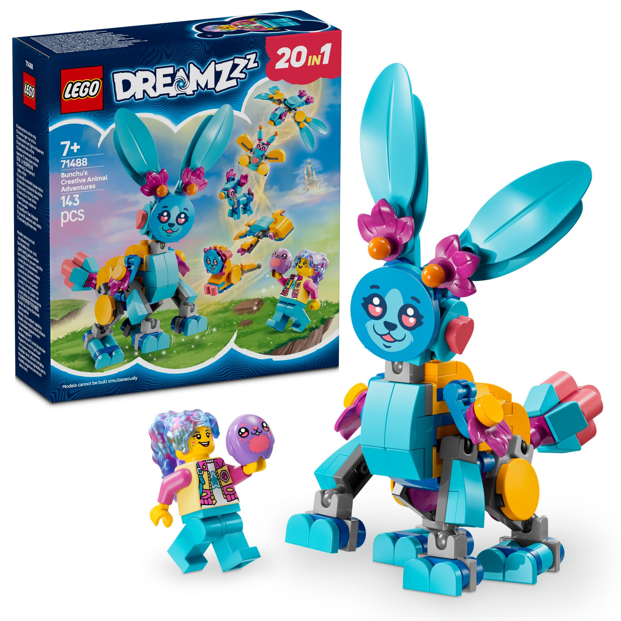 

LEGO Dreams Usausa Bunchu s Animal Adventure Toy Block789Elementary School Pretend Play House 71488