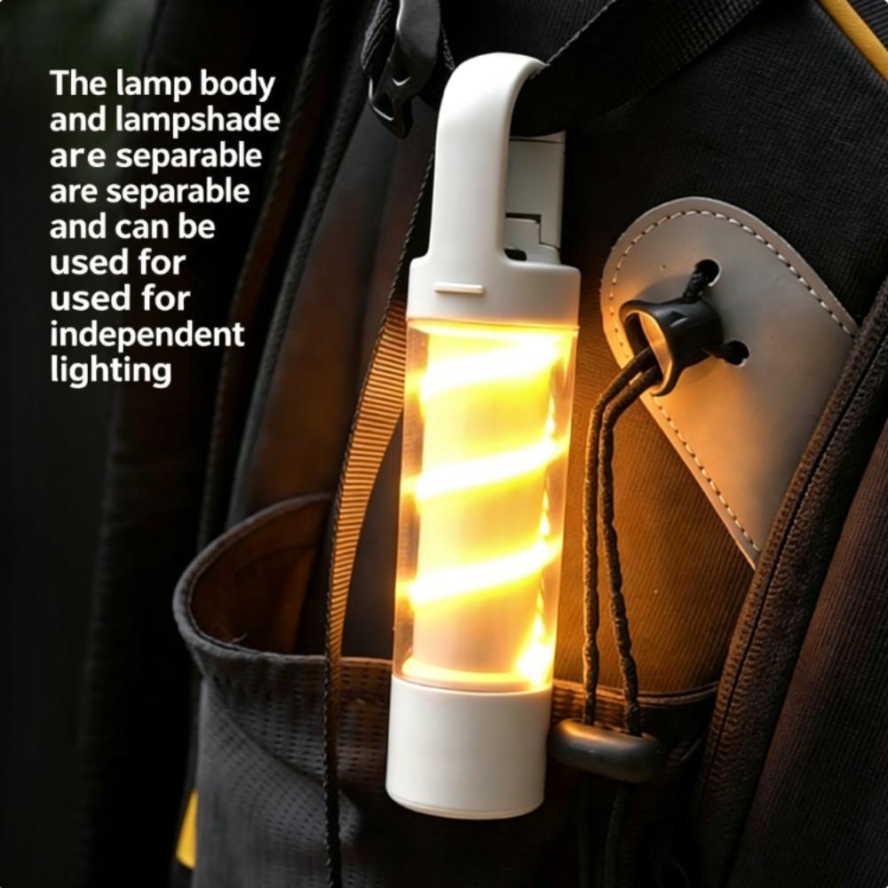 Rechargeable TPYC Camping Lamp Dual-Function Light Source Two-In-One Outdoor Atmosphere Tent Light Camping Night Light
