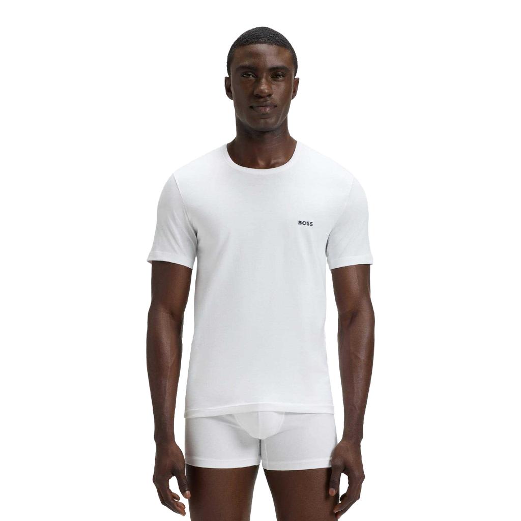 BOSS Herren T-Shirt mit besticktem Logo (Packung mit 3)
