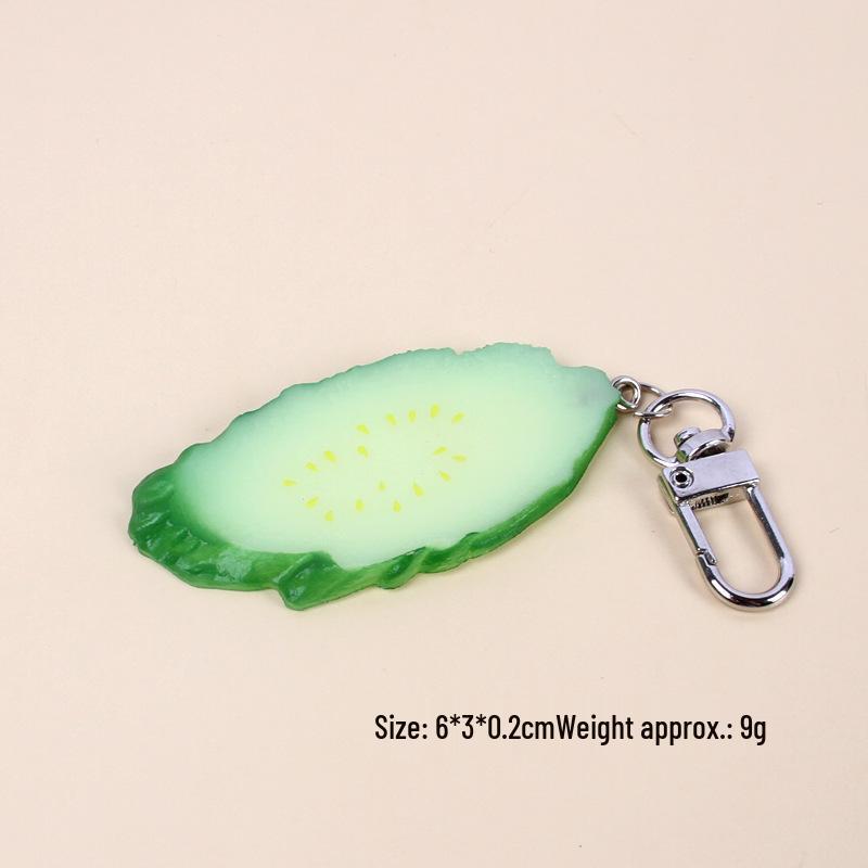 Erdbeere Obst & Gemüse Schlüsselanhänger Anhänger - Niedliches Kreatives Spielzeug & Studentengeschenk