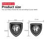 For Alfa Romeo Giulietta GT 159 147 156 Mito Brera Giulia F1 3D Metal Car Side Fender Sticker Shield Badge Emblem Logo zw5