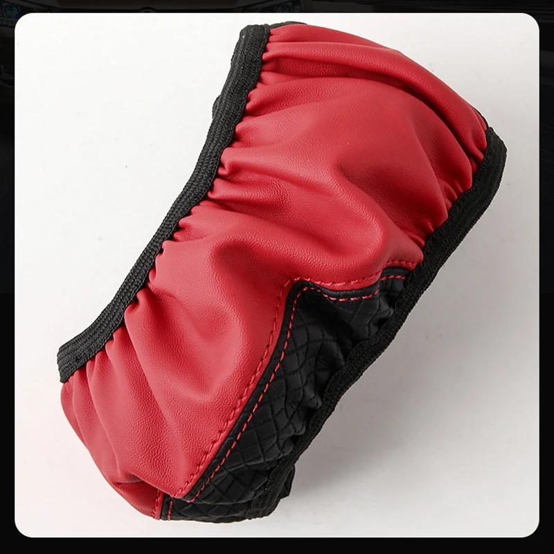 38cmCar Steering Wheel CoverAutomotive Accessories Embossed PU Leather Anti Slip Steering Wheel Cover Without Inner Ring15Inches