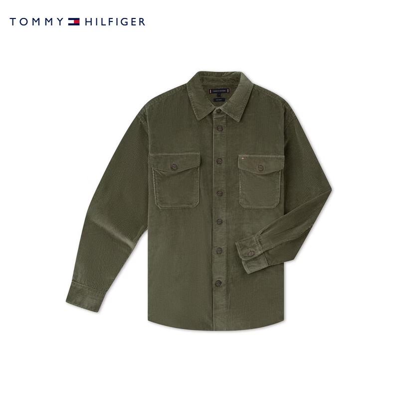 Tommy Hilfiger Men's Corduroy Casual Long-Sleeve Shirt