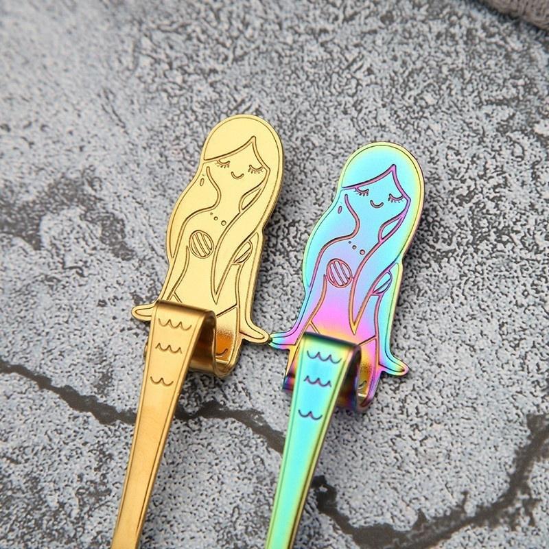 Beautiful Mermaid Stainless Steel Coffee Drink Spoon Creative Kitchen Gadget Tableware Sup