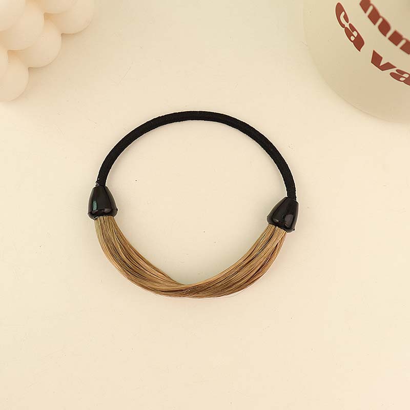 

Новая Мода Парик Плетеный Ободок Эластичная Резинка для Волос Завязка Головной Убор для Женщин Девушек Простой Хвост Резинка Держатель