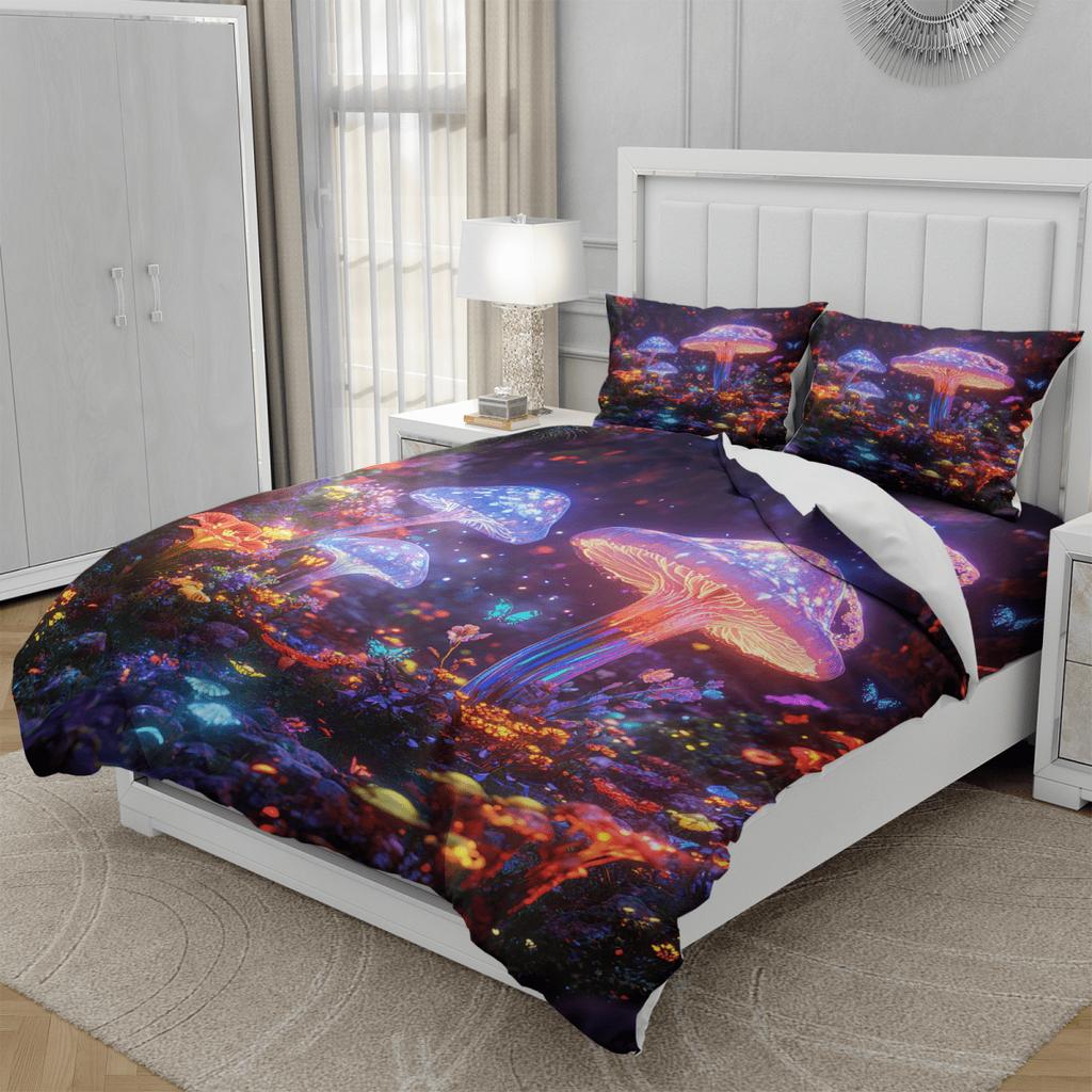 Comforter Cartoon Jellyfish Printed S Adult High Quality Bedding Set Bed Giftqueen Size Warm Soft And Breathable