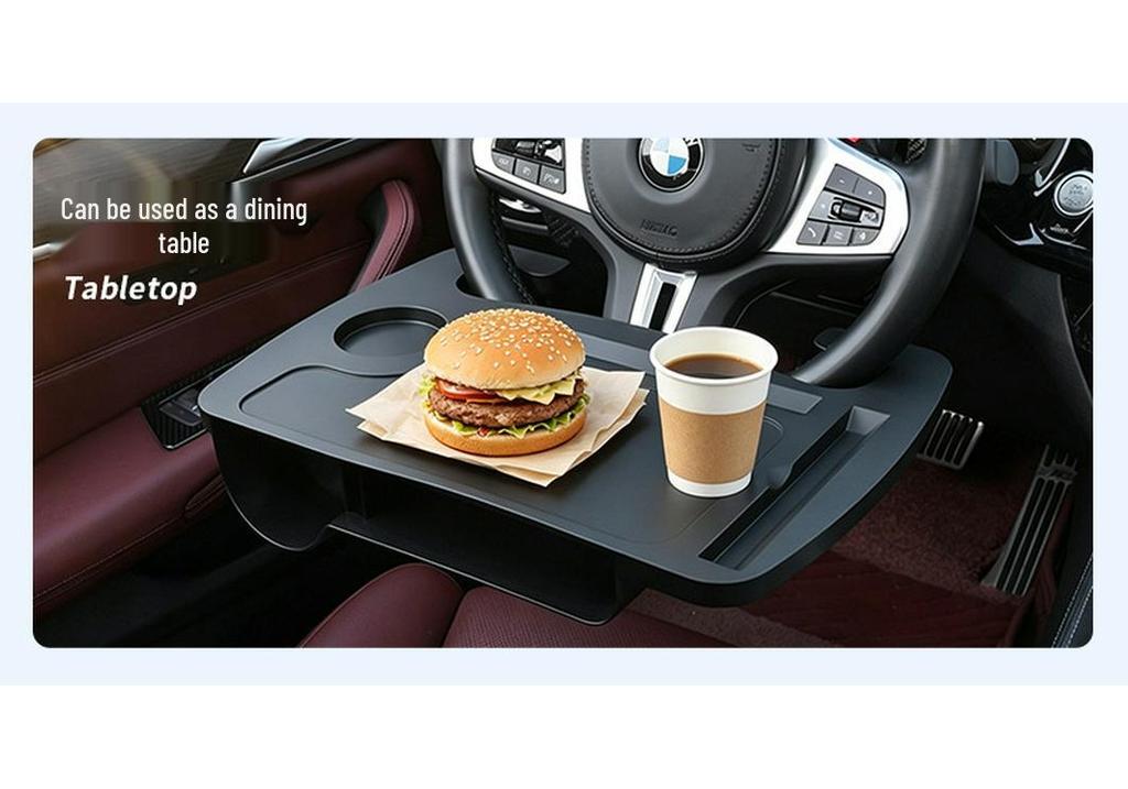 Multi-Functional Car Steering Wheel Desk & Dining Table for Front Row