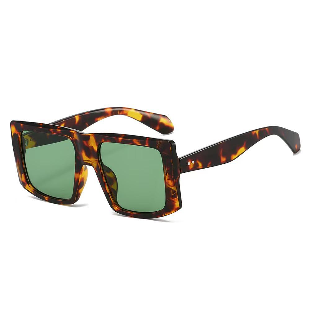 Stylish Retro Square Frame Sunglasses for Outdoor Sun Protection - Unisex Versatile Design for Driving and Fashion
