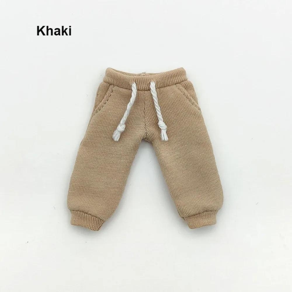 Doll Fashion Long Pocket Sport Trousers Pants Clothes For Ob11 Obitsu11 1/12 Bjd Dolls Accessories Doll Leisure Rope Clothes