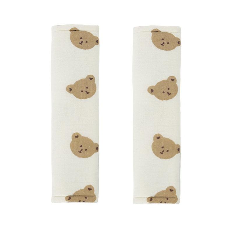 2pcs Shoulder Pad Car Seat Belt Interior Decoration Protection Cartoon Creative Insurance Cover Accessories Ladies Four Seasons