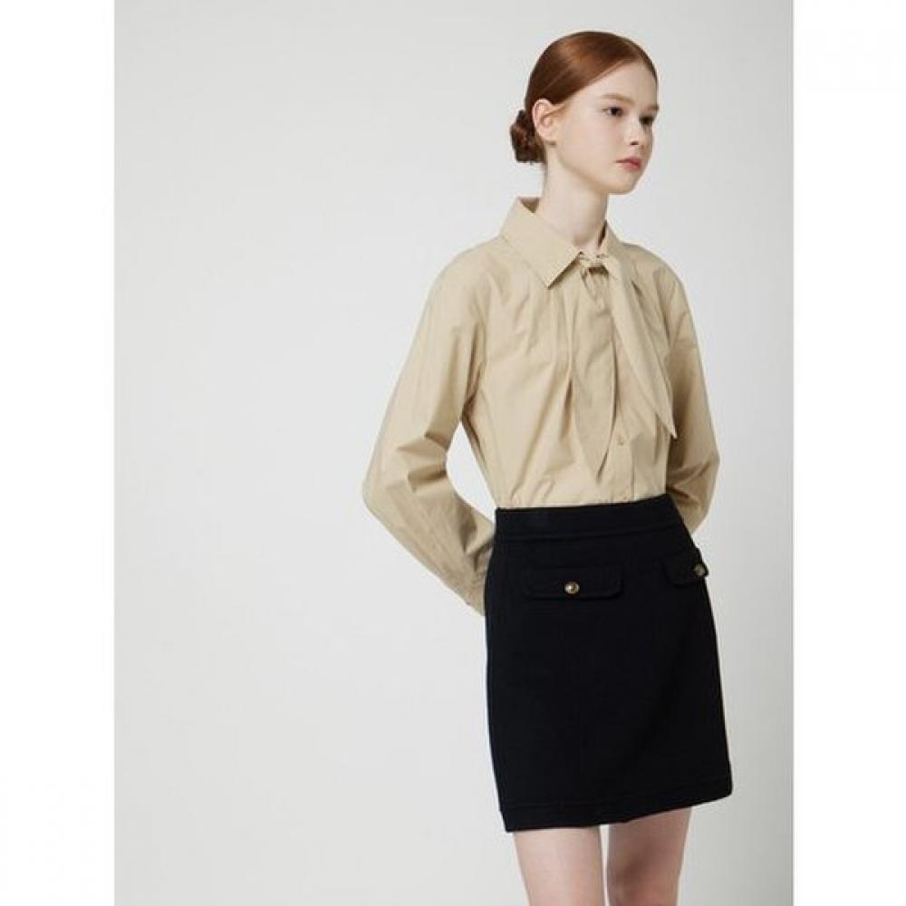 Cc Collect Cashmere Blend Handmade Mini Skirt C254msd501