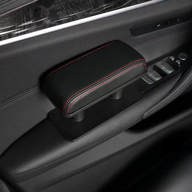 Universal Vehicle Armrest Pad Non-slip Durable Adjustable Armrest Pillow for Family Vehicle Travel Driving Hand Arm Rest Pad