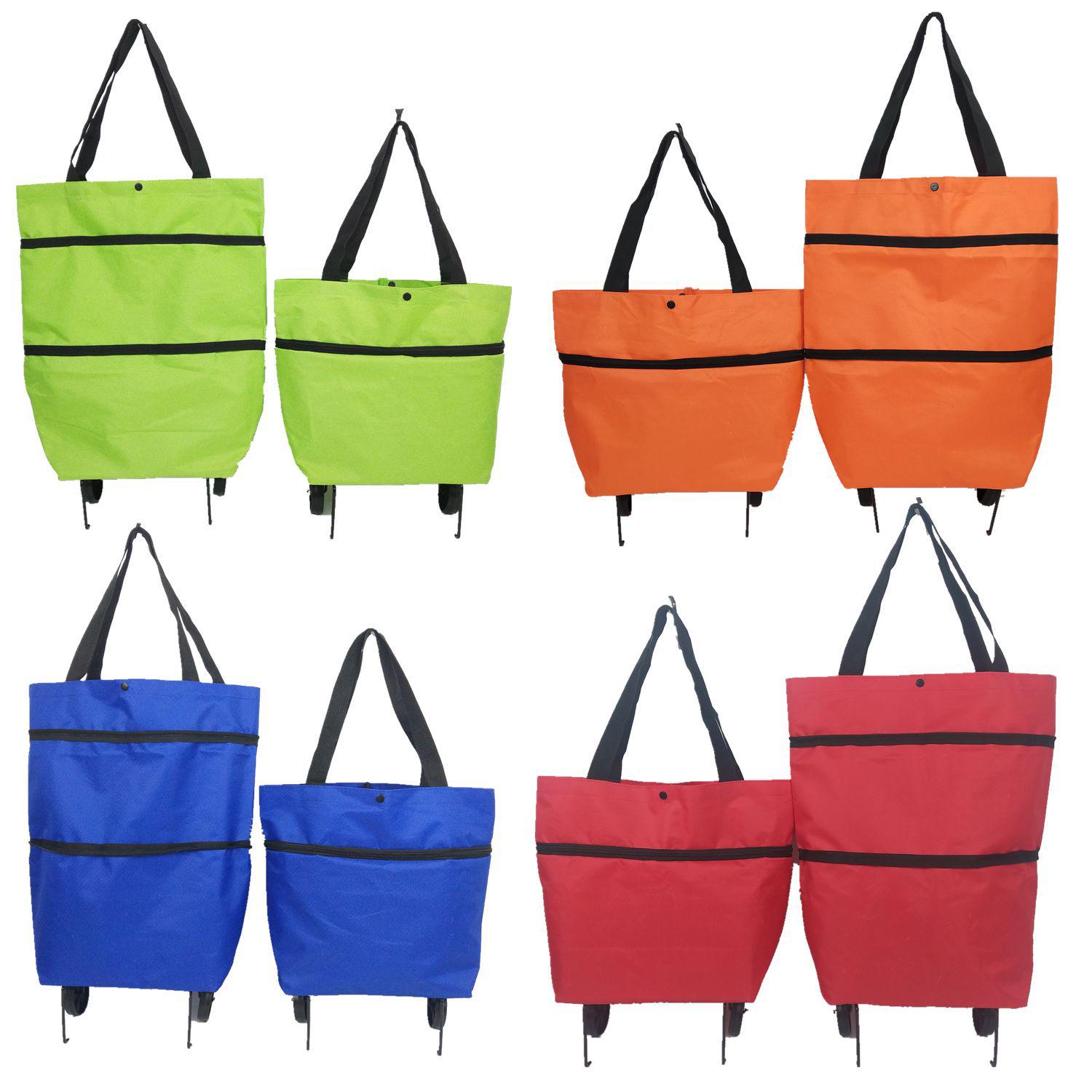 

Foldable Oxford Cloth Wheeled Shopping Bag