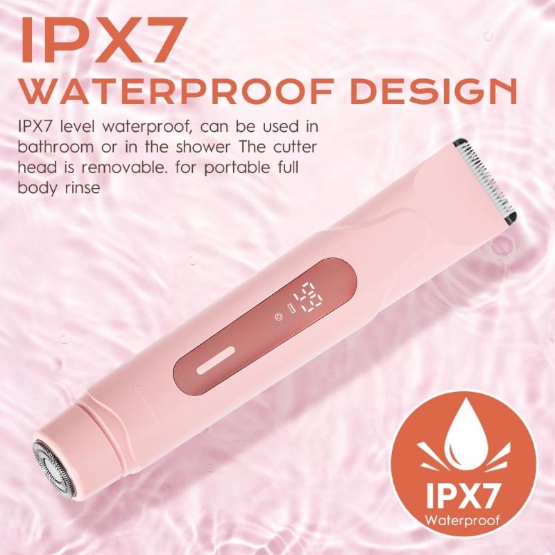Electric Shaver Cutter for Women Bikinis Trimmer USB Rechargeable Hair Removal for Women Pubic Hair Trimmer Tool