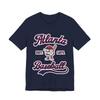 Retro Atlanta Baseball T-Shirt Vintage Style Mascot Tee Team Colors