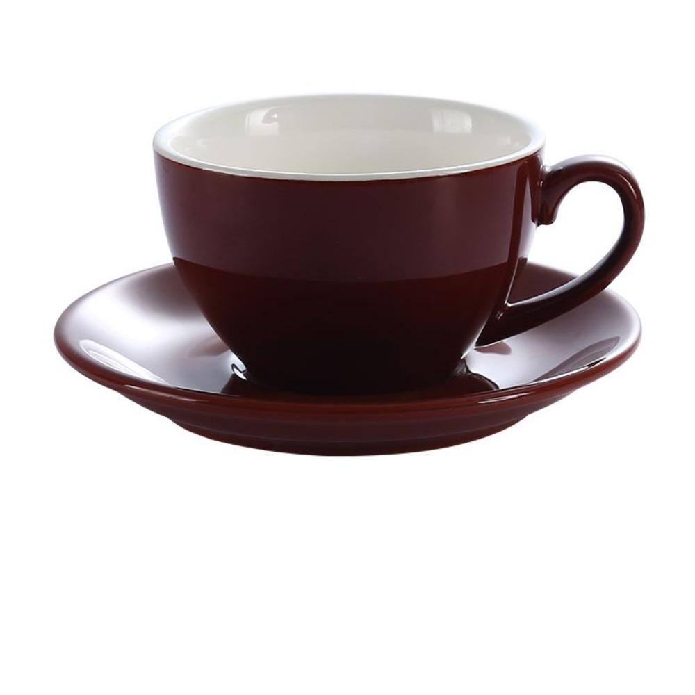 Ensfarget Cappuccinokopp 220ml Par Krus Flerbruks Tekopp Gave