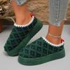 Nouveau hiver rétro femmes neige chaud daim cuir paresseux mocassins bottes chaussures femme dame femme plat Bottine Botas bottes Mujer chaussures