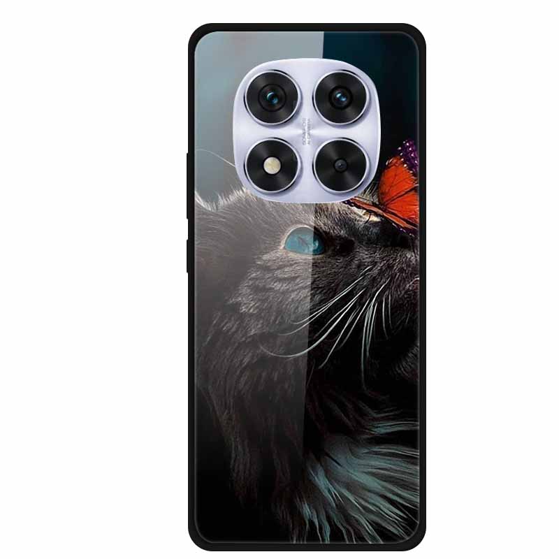 Hard Back Cover For Xiaomi Redmi Note 14 Pro 5G Case Soft Bumper Tempered Glass Case For Redmi Note 14 Pro 4G Case Note14 Pro