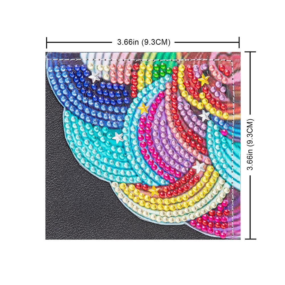 Triangle Diamond Art Bookmarks for Book Lovers Gifts DIY Diamond Painting Corner Bookmark Handmade 5D Page Book Marks Art Craft